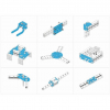 Ресурсный набор Bracket Robot Pack-Blue - «globural.ru» - Йошкар-Ола