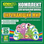 Комплект динамических раздаточных пособий - Окружающий мир (веера). Животные и растения, дорожные знаки. - «globural.ru» - Йошкар-Ола