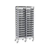 Стеллаж мобильный 2-х секционный для учебных наборов и цифровых лабораторных комплексов SenseDisc - «globural.ru» - Йошкар-Ола