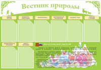 Стенд "Вестник природы" (вариант 4) - «globural.ru» - Йошкар-Ола