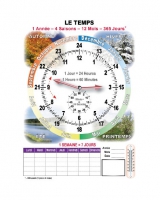Le temps. Учебно наглядные пособия по французскому языку - «globural.ru» - Йошкар-Ола