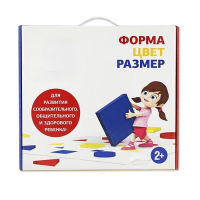 Подвижная развивающая игра "Форма, цвет, размер" - «globural.ru» - Йошкар-Ола