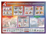 Стенд-уголок "Правила безопасности школьника" - «globural.ru» - Йошкар-Ола