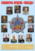 Плакат "Кавалеры ордена «Победа»" - «globural.ru» - Йошкар-Ола