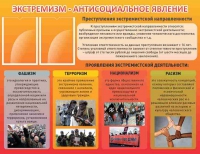 Стенд "Экстремизм-антисоциальное явление" - «globural.ru» - Йошкар-Ола