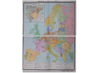 Учебная карта "Европа 1924-1939 гг" 1050*1420 мм (матовое, 2-стороннее лам.) - «globural.ru» - Йошкар-Ола