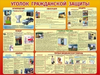 Стенд "Уголок гражданской защиты" - «globural.ru» - Йошкар-Ола