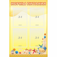 Стенд "Нормы питания" - «globural.ru» - Йошкар-Ола