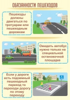 Стенд "Обязанности пешехода часть 2" - «globural.ru» - Йошкар-Ола