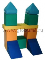 Мягкий модуль-конструктор "Городок" 1 (ВИК) - «globural.ru» - Йошкар-Ола