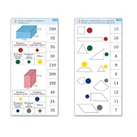 Комплект карточек (10) "Обучающий калейдоскоп. Геометрические фигуры" - «globural.ru» - Йошкар-Ола