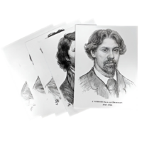 Комплект портретов отечественных и зарубежных художников  (22 штуки формат А3) - «globural.ru» - Йошкар-Ола