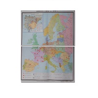 Учебная карта "Европа 1924-1939 гг" 1050*1420 мм (матовое, 2-стороннее лам.) - «globural.ru» - Йошкар-Ола