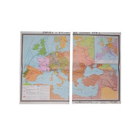 Учебная карта "Европа в 16 - первой половине 17 в.в." 1030*1420 мм (матовое, 2-стороннее лам.) - «globural.ru» - Йошкар-Ола