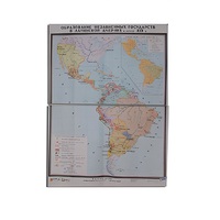 Учебная карта "Образование независимых государств в Латинской Америке" 1030*1420 мм (матовое, 2-стороннее лам.) - «globural.ru» - Йошкар-Ола