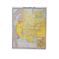 Учебная карта "Российская империя в 18 в." (матовое, 2-стороннее лам.) - «globural.ru» - Йошкар-Ола