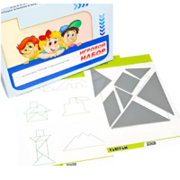 Игровой набор "Танграм" (с комплектом карточек) - «globural.ru» - Йошкар-Ола