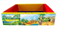 Квадратный сухой бассейн (с шелкографией) - «globural.ru» - Йошкар-Ола