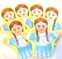 Набор кукол - рукавичек  "Эмоции. Девочки" - «globural.ru» - Йошкар-Ола