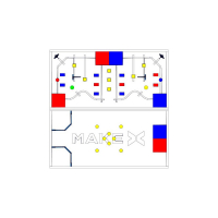 Соревновательное поле с элементами MakeX 2019 City Guardian Arena Expansion Kit for Blue Planet - «globural.ru» - Йошкар-Ола