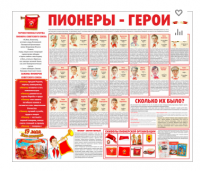 Тематический стенд "Пионеры-герои" - «globural.ru» - Йошкар-Ола