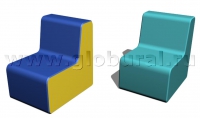 Прямоугольный стул 50*60*60/32см (ВИК) - «globural.ru» - Йошкар-Ола