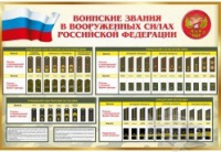 Стенд "Воинские звания в вооруженных силах российской федерации" - «globural.ru» - Йошкар-Ола