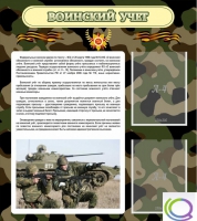 Стенд "Воинский учет" (вариант 2) - «globural.ru» - Йошкар-Ола