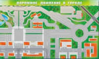Доска магнитно-маркерная панорамная "Дорожное движение в городе" - «globural.ru» - Йошкар-Ола