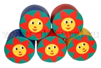Пуфик «Солнышко» d=60*30см (ВИК) - «globural.ru» - Йошкар-Ола