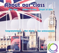 Стенд "About our class" - «globural.ru» - Йошкар-Ола