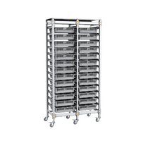 Стеллаж мобильный 2-х секционный для учебных наборов и цифровых лабораторных комплексов SenseDisc - «globural.ru» - Йошкар-Ола