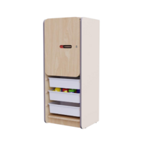 Закрытый шкаф с ящиками из коллекции мебели «НЕГА (цвет бежевый) - «globural.ru» - Йошкар-Ола