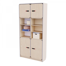 Рабочий стеллаж для воспитателя из коллекции «НЕГА» (цвет бежевый) - «globural.ru» - Йошкар-Ола