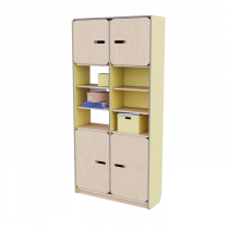 Рабочий стеллаж для воспитателя из коллекции «НЕГА» (цвет желтый) - «globural.ru» - Йошкар-Ола