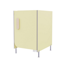 Гигиеническая кабинка из коллекции «НЕГА» (цвет желтый) - «globural.ru» - Йошкар-Ола