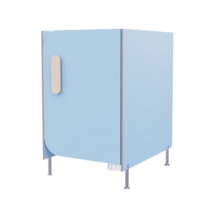 Гигиеническая кабинка из коллекции «НЕГА» (цвет голубой) - «globural.ru» - Йошкар-Ола