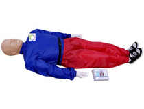 Тренажер-манекен взрослого пострадавшего "Александр-04" для отработки приемов сердечно-легочной реанимации (голова, туловище, конечности) с контроллером - «globural.ru» - Йошкар-Ола