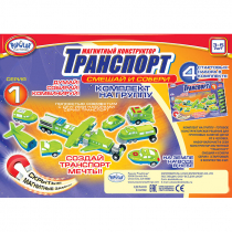 Магнитный конструктор Транспорт "Смешай и собери". Серия 1. Комплект на группу 3-5 лет. - «globural.ru» - Йошкар-Ола