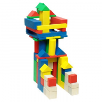 Конструктор деревянный "МегаСтроитель цветной" - «globural.ru» - Йошкар-Ола