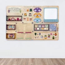 Дидактическая настенная панель «Уголок дежурных по столовой» - «globural.ru» - Йошкар-Ола
