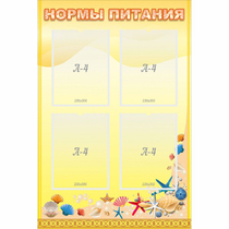 Стенд "Нормы питания" - «globural.ru» - Йошкар-Ола