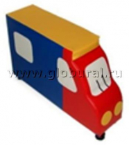 Напольная мягкая игрушка "Грузовик" каталка - «globural.ru» - Йошкар-Ола