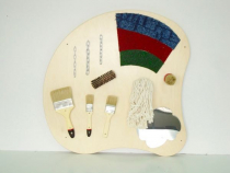 Тактильная панель "Тело гусеницы" (кисточки) - «globural.ru» - Йошкар-Ола