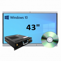 Интерактивная панель 43" (встроенный ПК, Win10) - «globural.ru» - Йошкар-Ола
