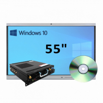 Интерактивная панель 55" (встроенный ПК, Win10) - «globural.ru» - Йошкар-Ола