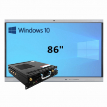 Интерактивная панель 86" (встроенный ПК Win10, Intel i5) - «globural.ru» - Йошкар-Ола