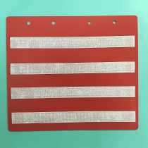 Красный лист-вкладыш в папку ПЕКС БОЛЬШАЯ  для карточек 4*4 см - «globural.ru» - Йошкар-Ола