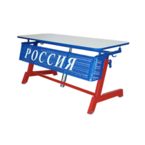 Стол ученический двухместный "Патриот-2п" на газовом лифте (р.гр. № 3-7 и наклоном столешницы ) - «globural.ru» - Йошкар-Ола