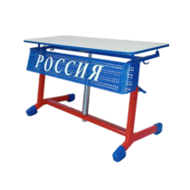 Стол ученический двухместный "Патриот-2о" на газовом лифте (р.гр. № 3-7 и наклоном столешницы) - «globural.ru» - Йошкар-Ола